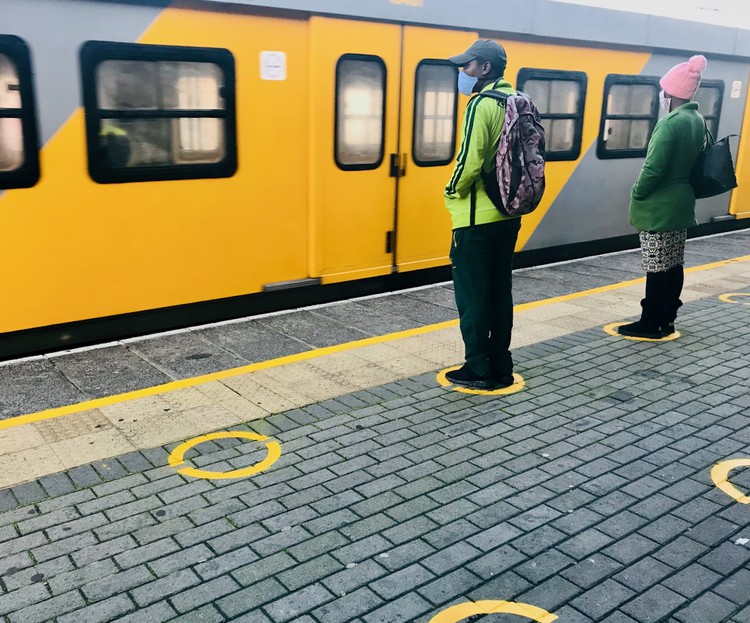 Photo of a train at a platform