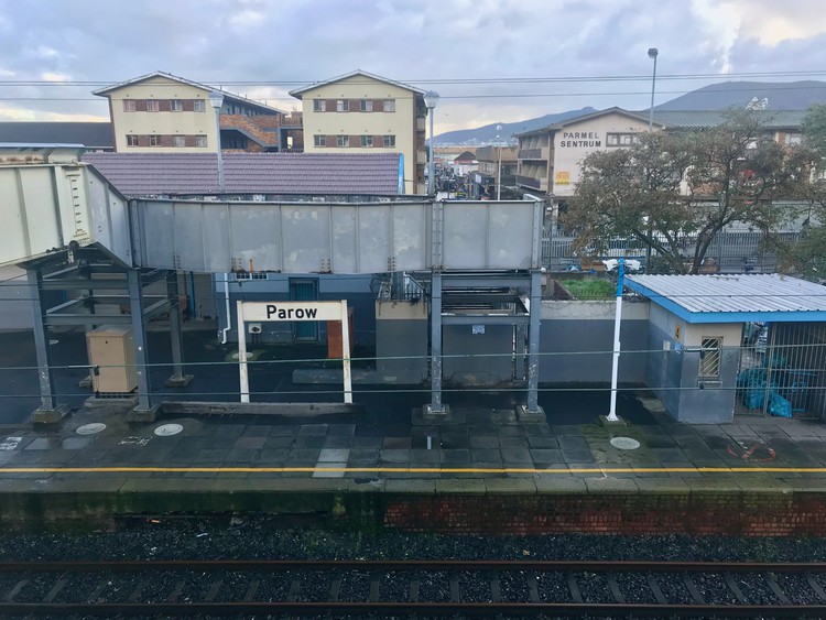 Photo of a train station