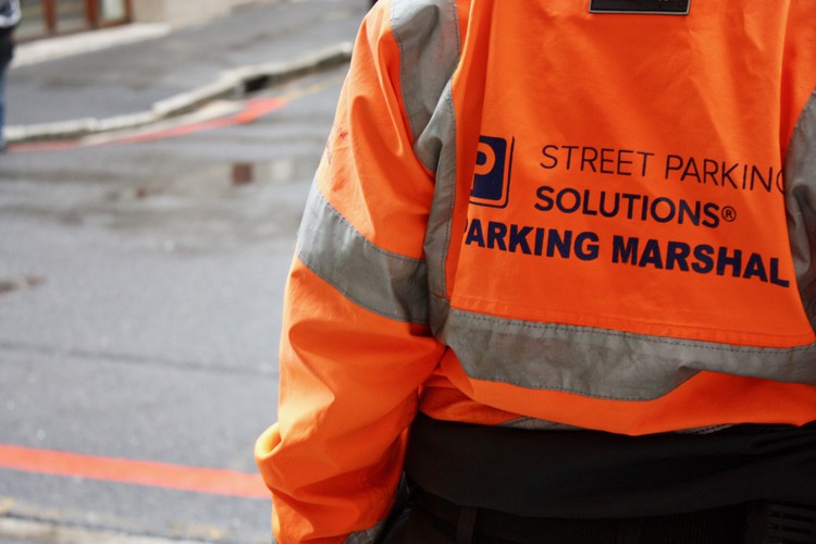 Photo of a parking marshal jacket