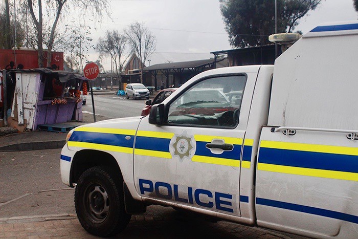 Photo of a police van