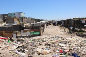 Photo of uncollected rubbish