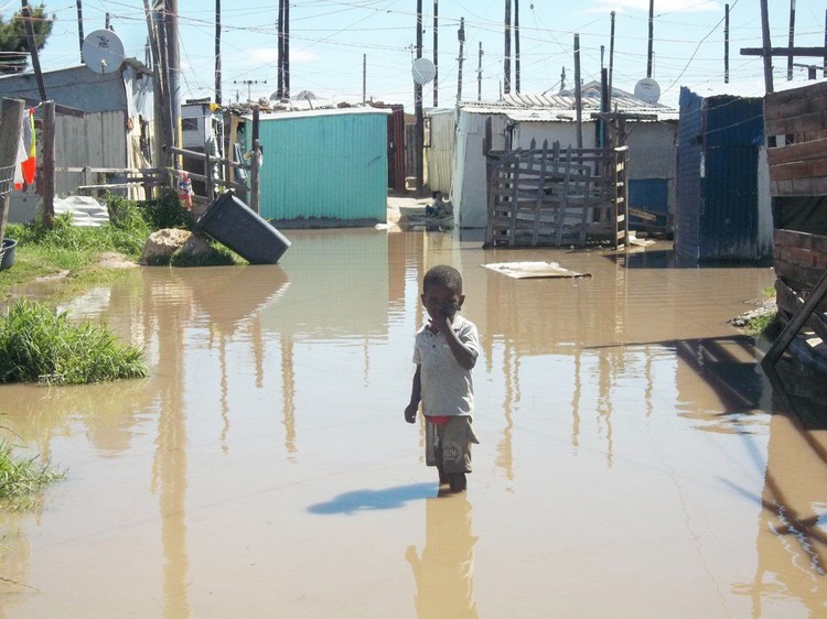 Flooding in Khayelitsha