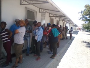 Photo of queues