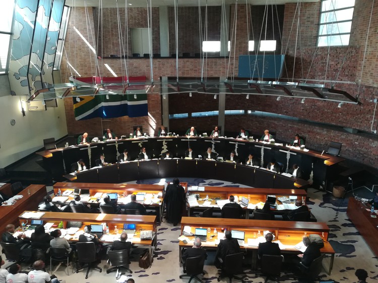 Photo of inside Constitutional Court