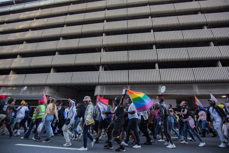 Hundreds march through city centre to kick off Durban Pride
