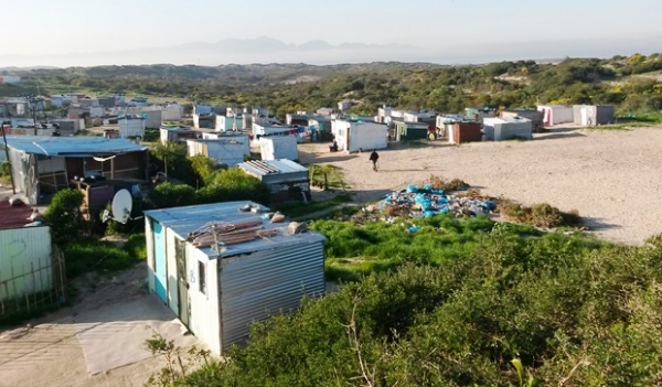 Photo of Newcastle informal settlement in Khayelitsha.