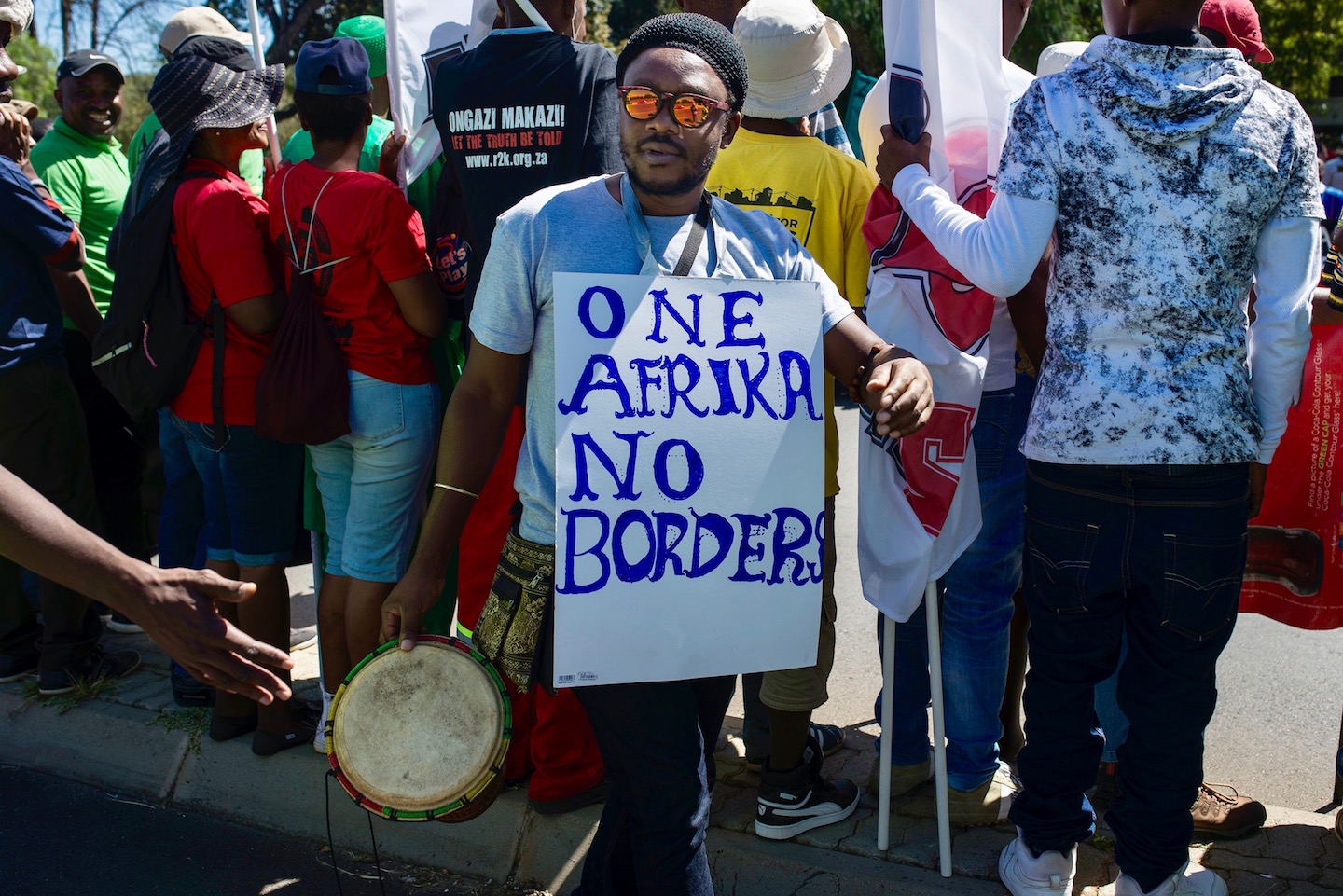 Photo of marchers