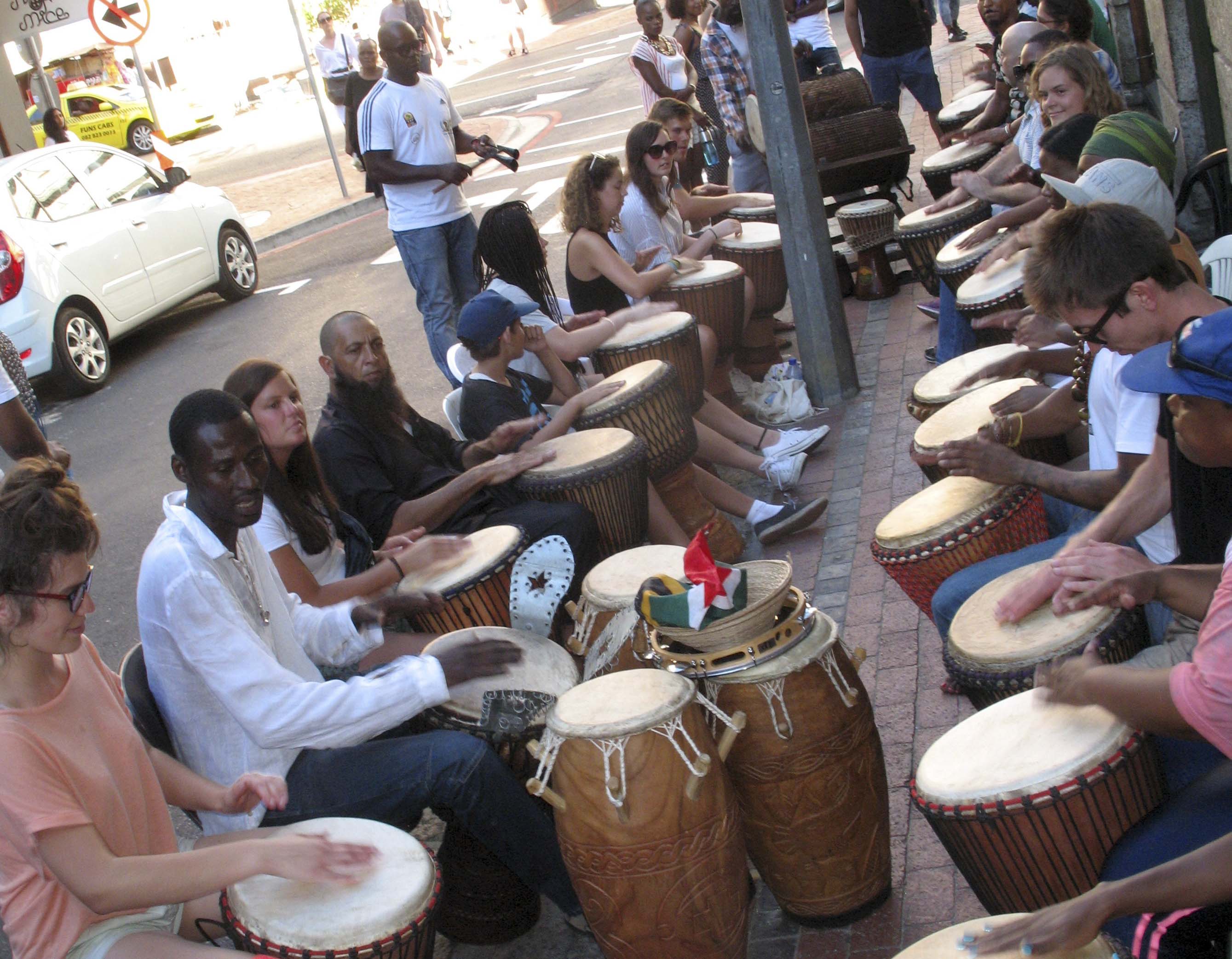 Photo of drumming workshop 